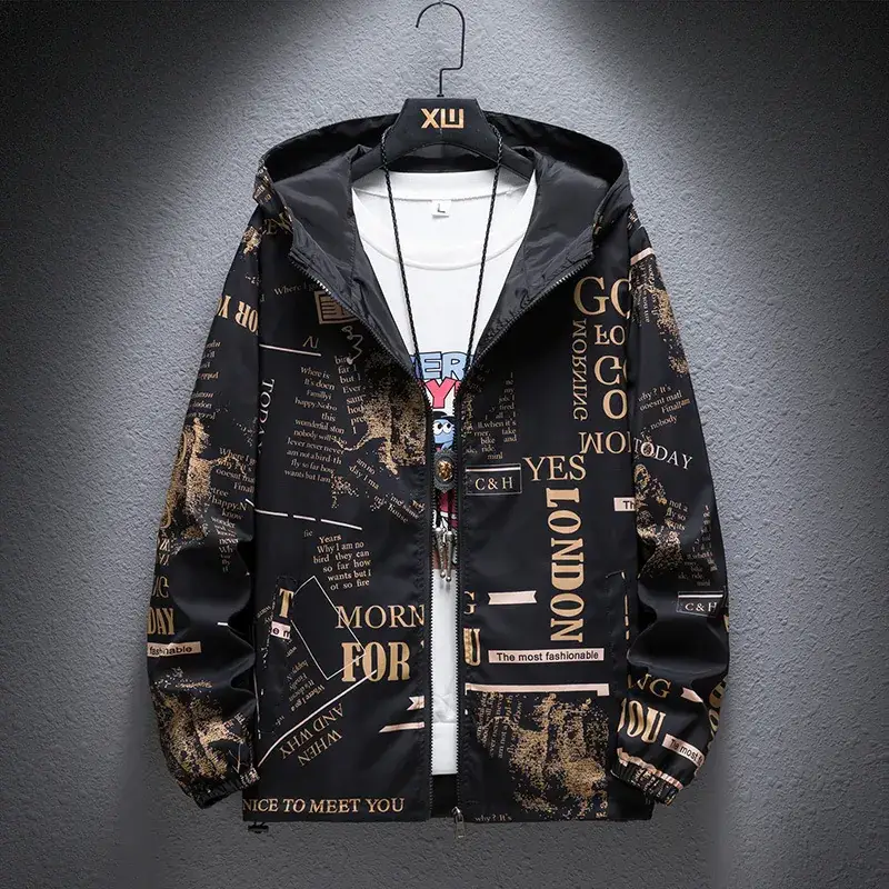 2024 Plus Size Men's Camouflage Reversible Jacket - Image 4
