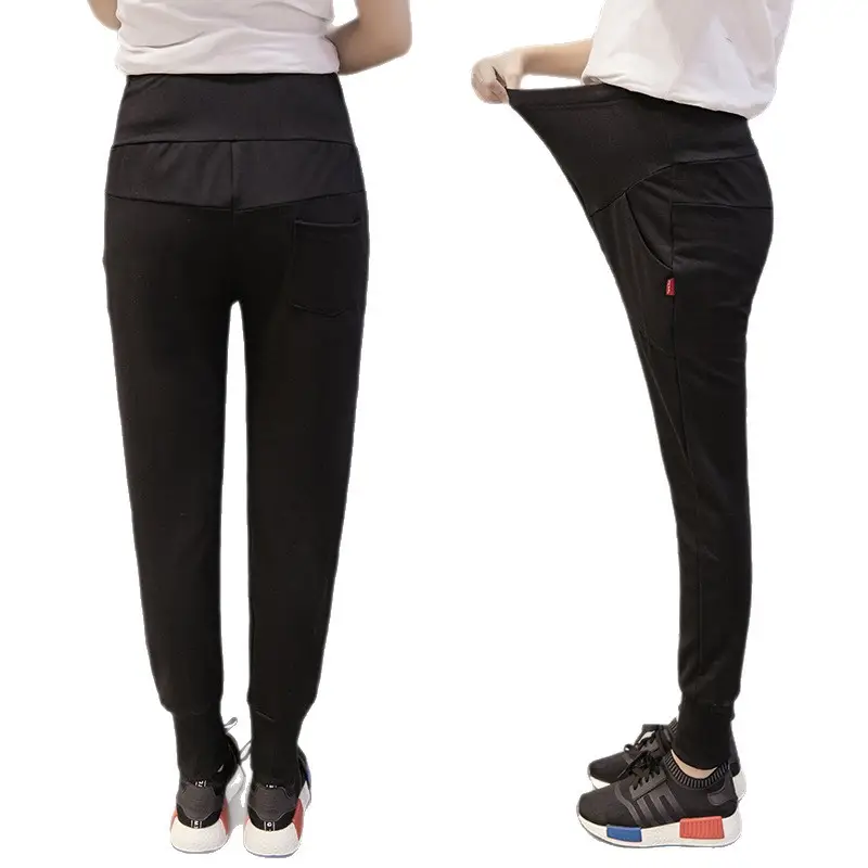 2022 Korean Casual Harem Pants Pregnant Women Belly Support - Image 5