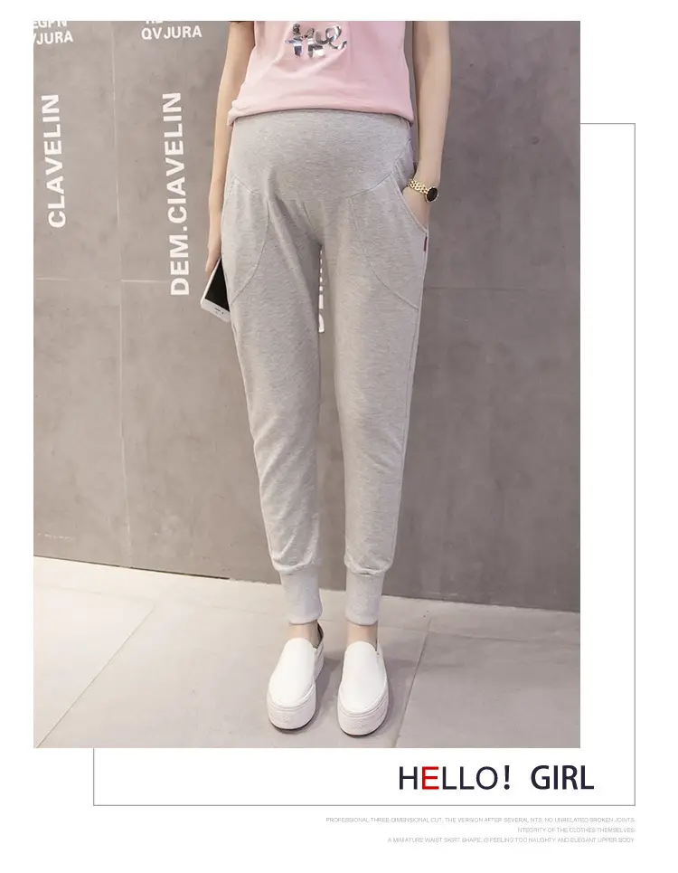 2022 Korean Casual Harem Pants Pregnant Women Belly Support — feature 6