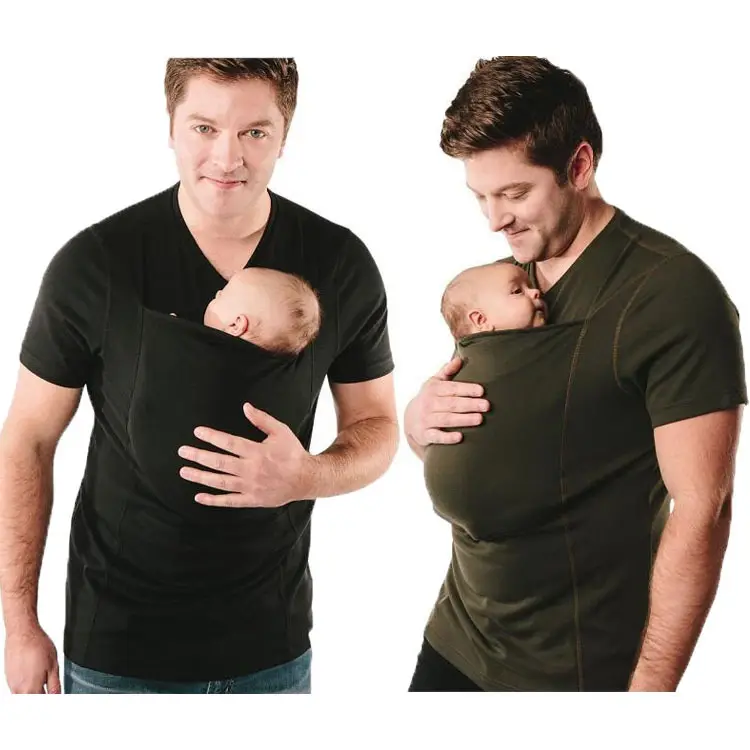 Black Multi-Functional Kangaroo T-Shirt for Women - Image 13