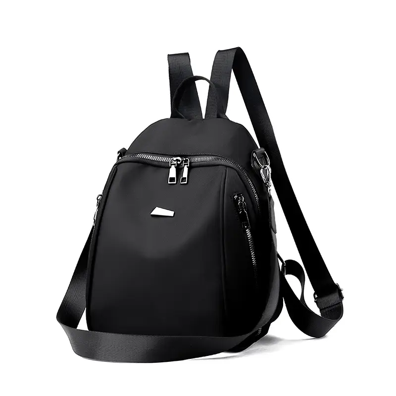 Women's 2024 Trendy Black Oxford Cloth Backpack - Image 5