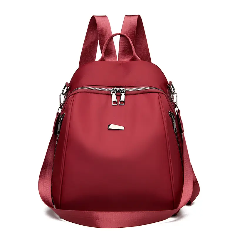Women's 2024 Trendy Black Oxford Cloth Backpack - Image 4