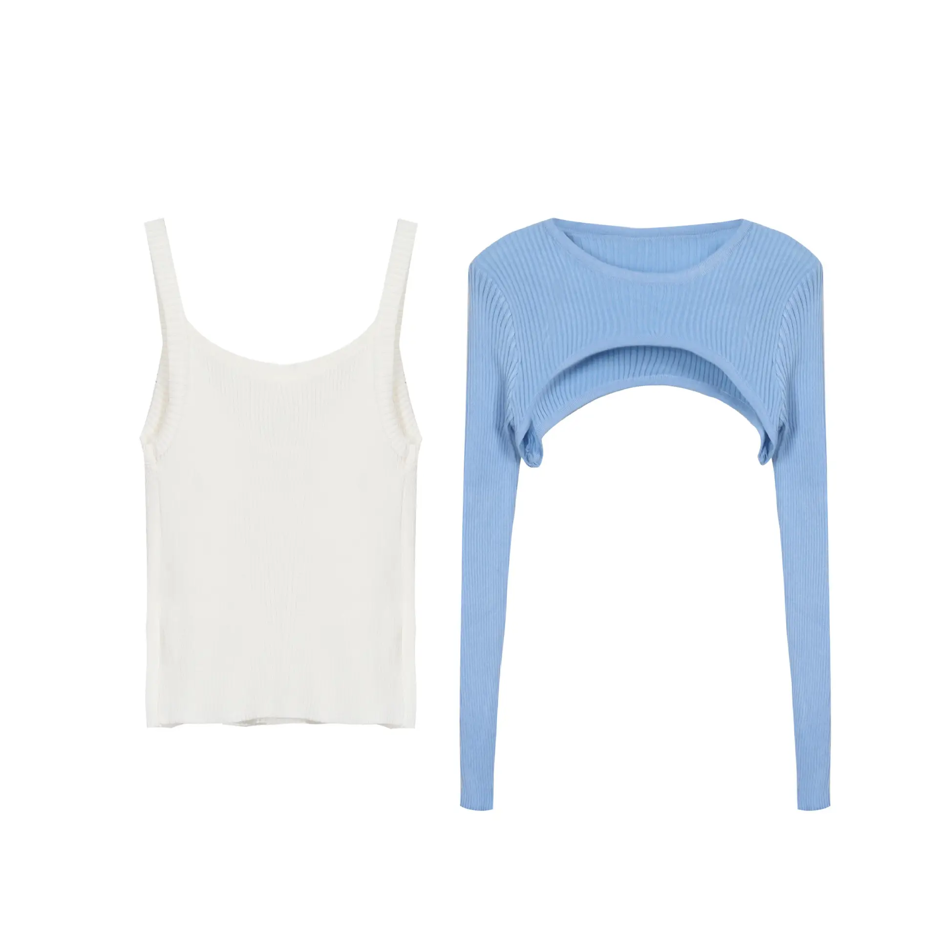 Pink Long Sleeve Knitted Top for Women - Image 13