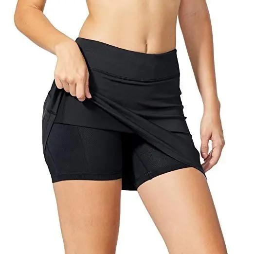 Women's Black Fake Leggings Large Size Sports Pants - Image 7