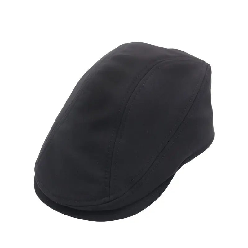 Men's Winter Fleece Duckcap Caps Olive Green - Image 5