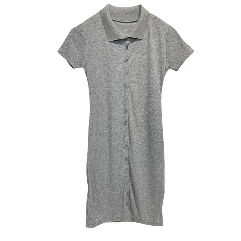 Women's Black Polo Collar Slim Fit Shirt - Image 7
