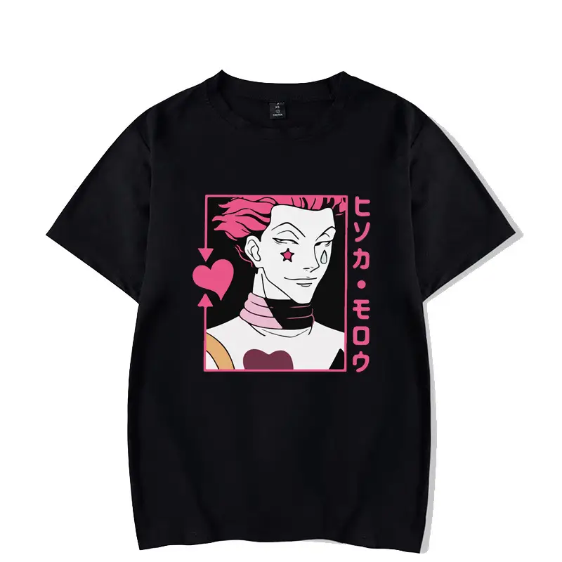 Japanese Anime HUNTER x HUNTER T-Shirt Light Blue - Image 4
