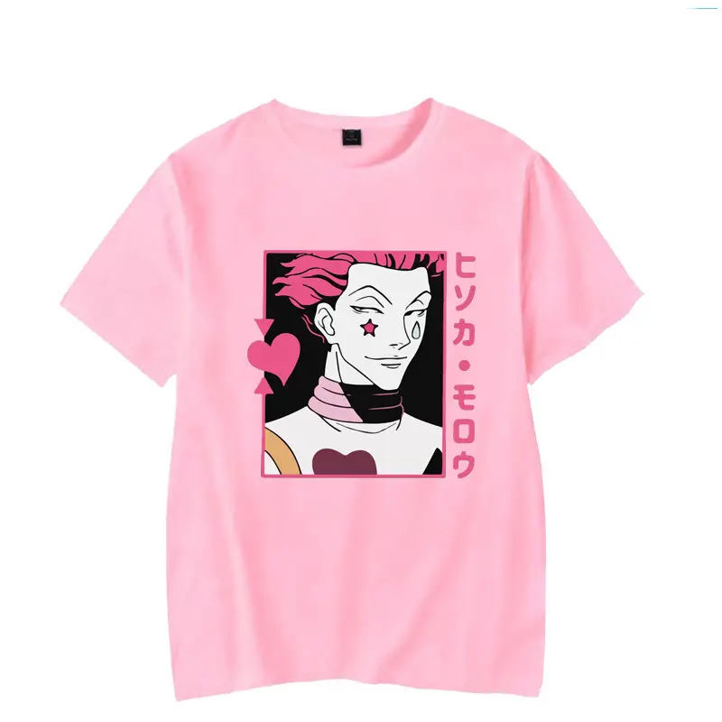 Japanese Anime HUNTER x HUNTER T-Shirt Light Blue - Image 2