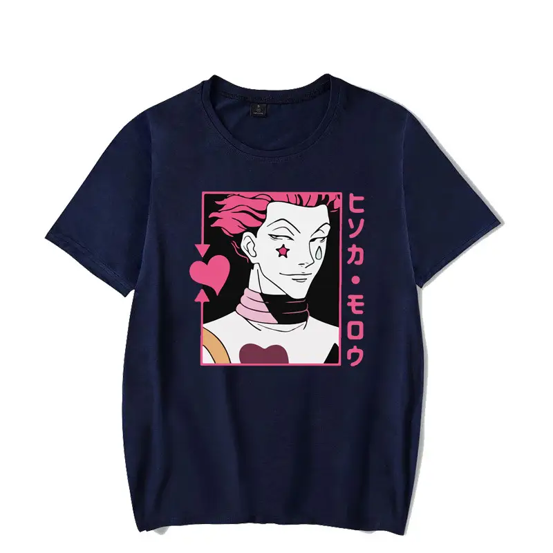 Japanese Anime HUNTER x HUNTER T-Shirt Light Blue - Image 6