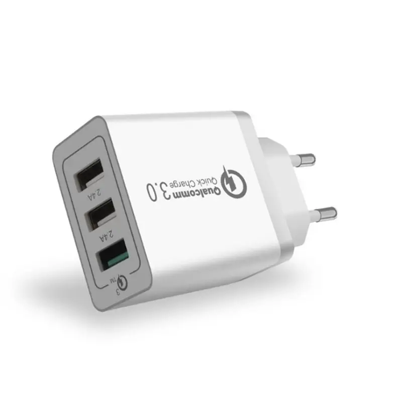 Qualcomm QC3.0 Fast Charging USB Charger White - Image 3