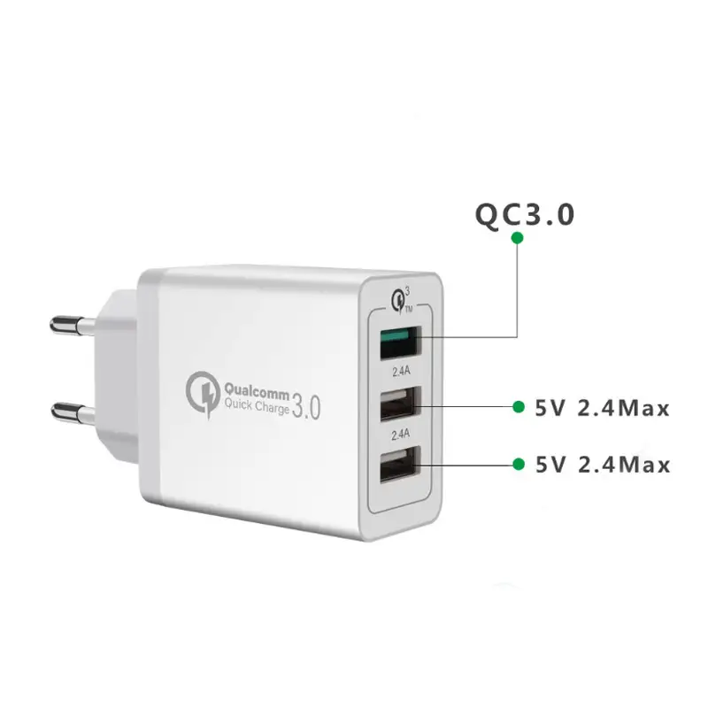 Qualcomm QC3.0 Fast Charging USB Charger White — feature 2