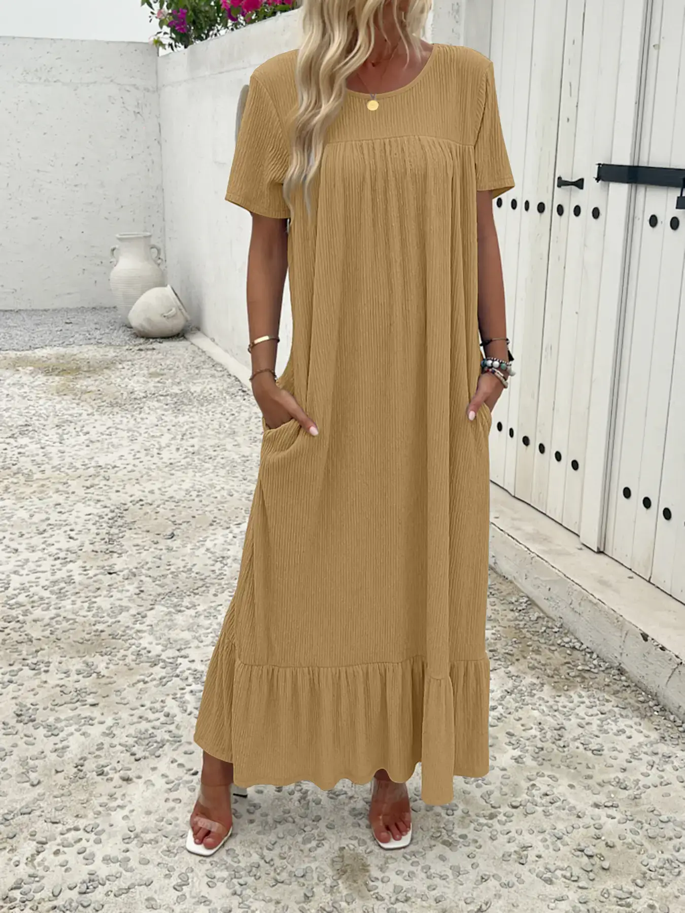 2021 Black Girls Neck Short Sleeve Pants Set — feature 4