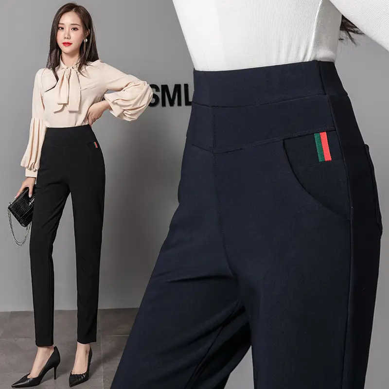 2023 Women's Black Slimming Leggings with High Elasticity - Image 2