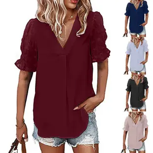 Women's Printed Long Sleeve Shirt Dress Spring Summer — feature 11