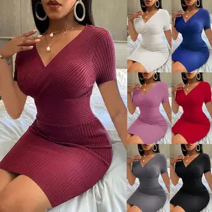 Women's Printed Long Sleeve Shirt Dress Spring Summer — feature 14