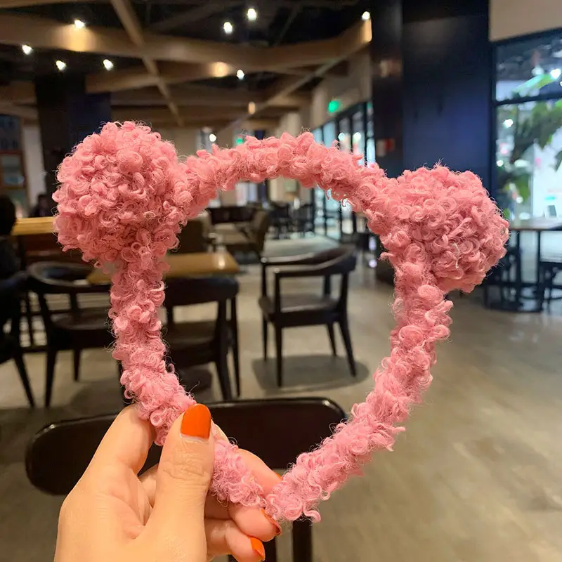 Little Bear Ear Cushion Soft Plush Hair Hoop Women