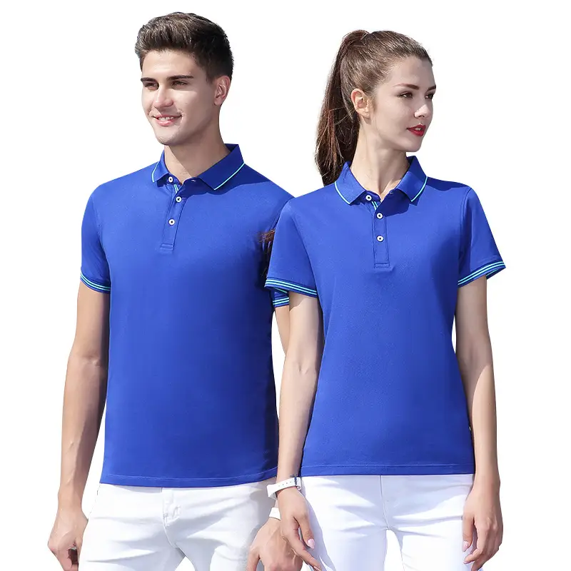 Women Yellow Polo Shirt Winter Wear Blue Stripes - Image 15