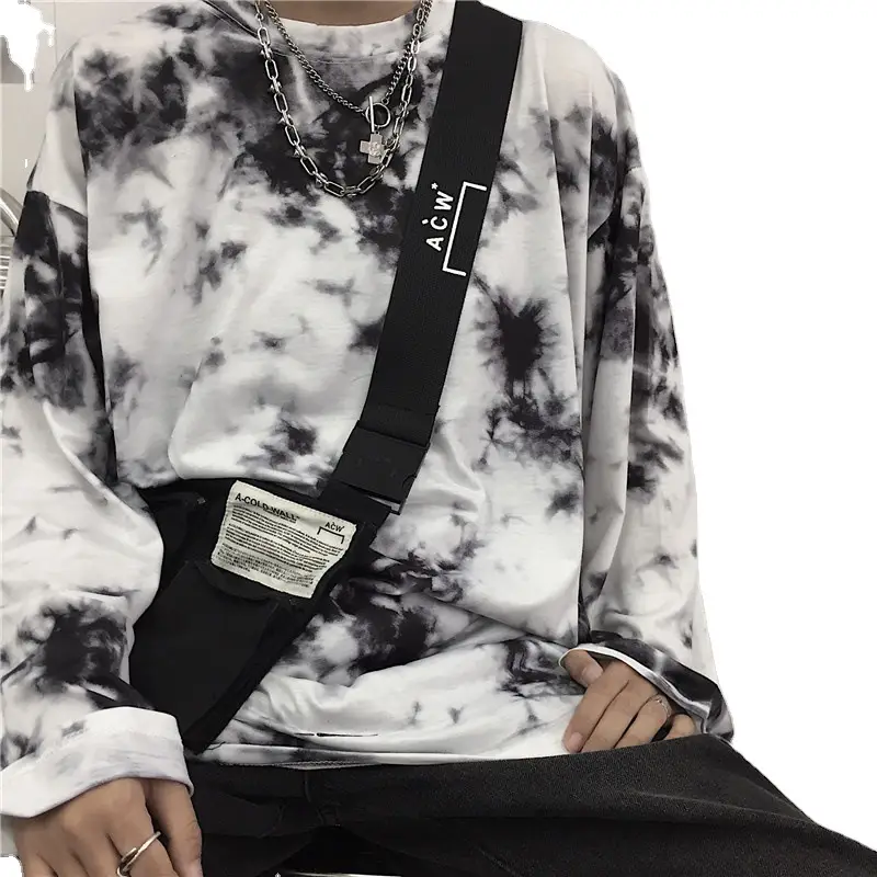 Autumn Tie-dye Hip-hop Long Sleeve T Shirt - Image 5
