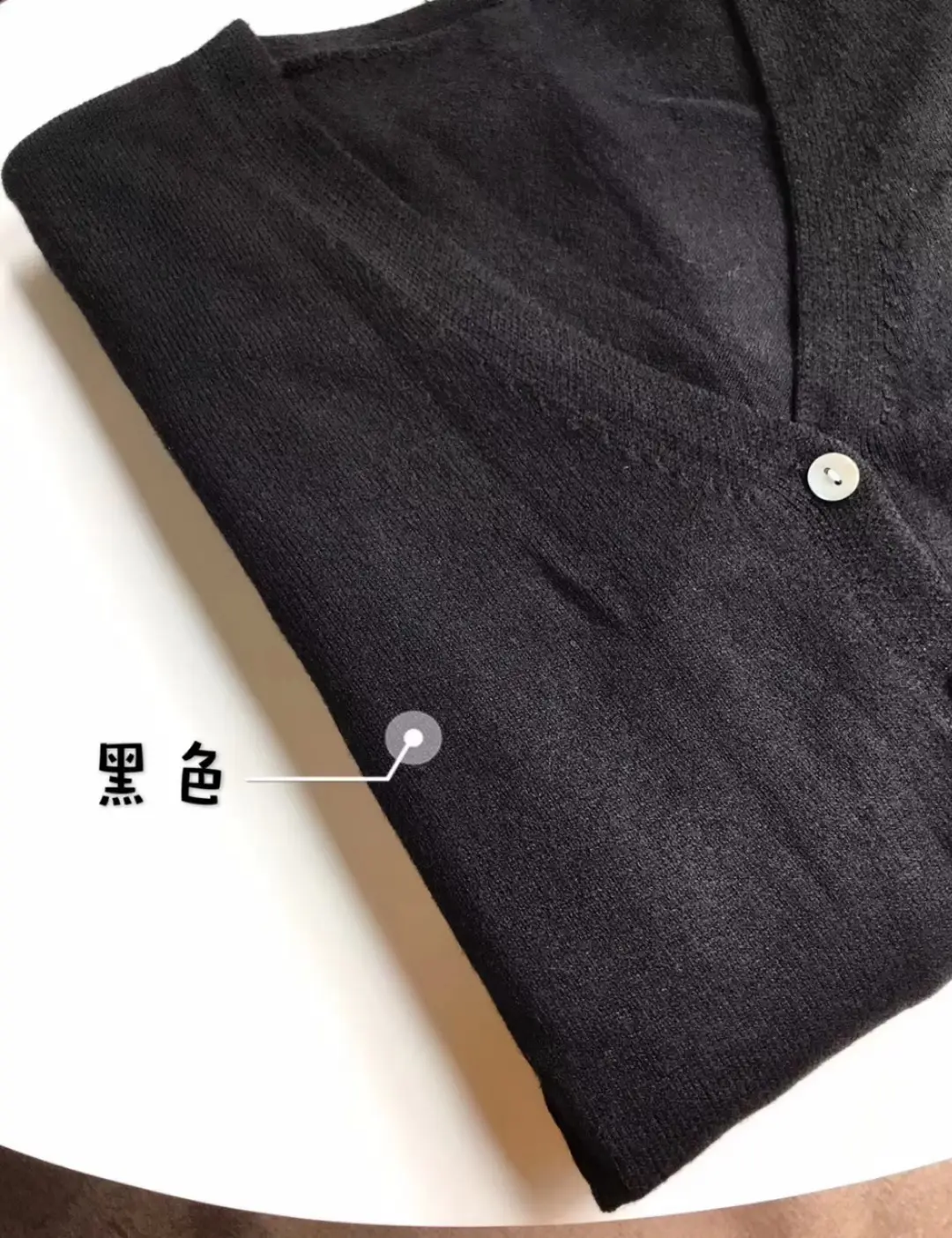 Women's V Neck Knitted Cardigan Sweater Pure Color - Image 3