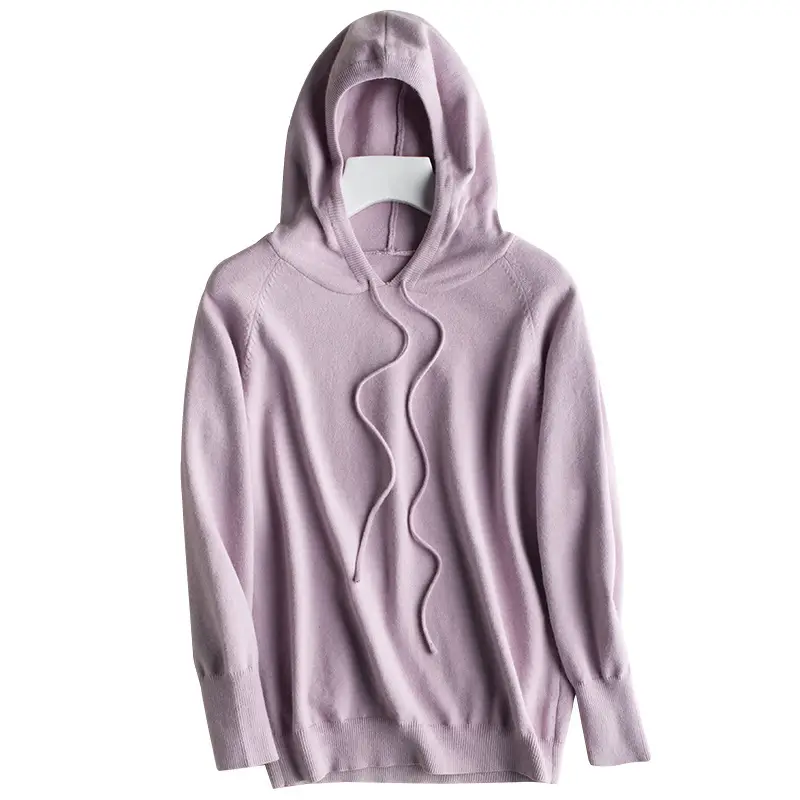 Blue Korean Style Hooded Sweatshirt Women Large - Image 16