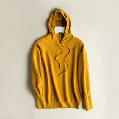 Blue Korean Style Hooded Sweatshirt Women Large - Image 4
