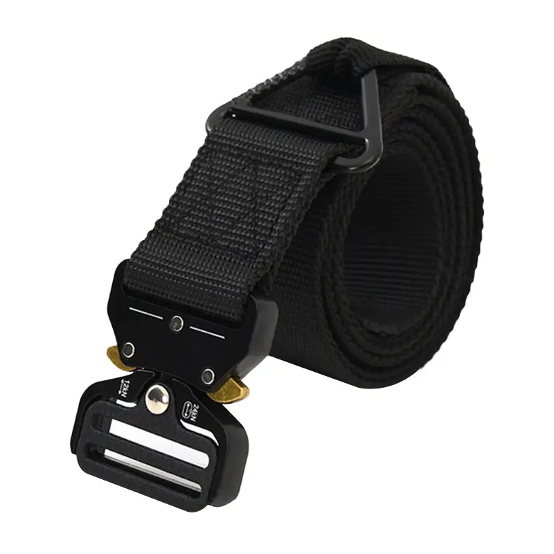 Men's Tan Nylon Belt with Quick Release Buckle - Image 3