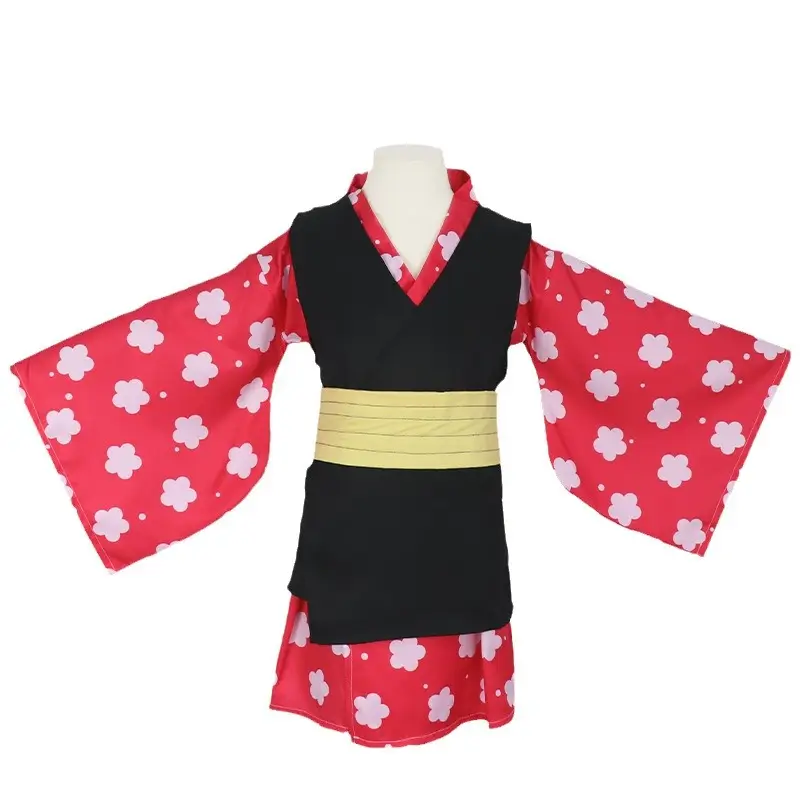 Children's Ghost Extermination Cosplay Suit Red Black Yellow - Image 6