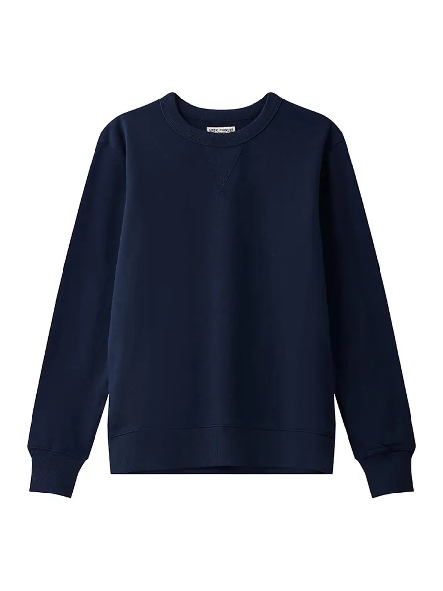 Navy 360g Heavyweight Hooded Sweatshirt Long Sleeve