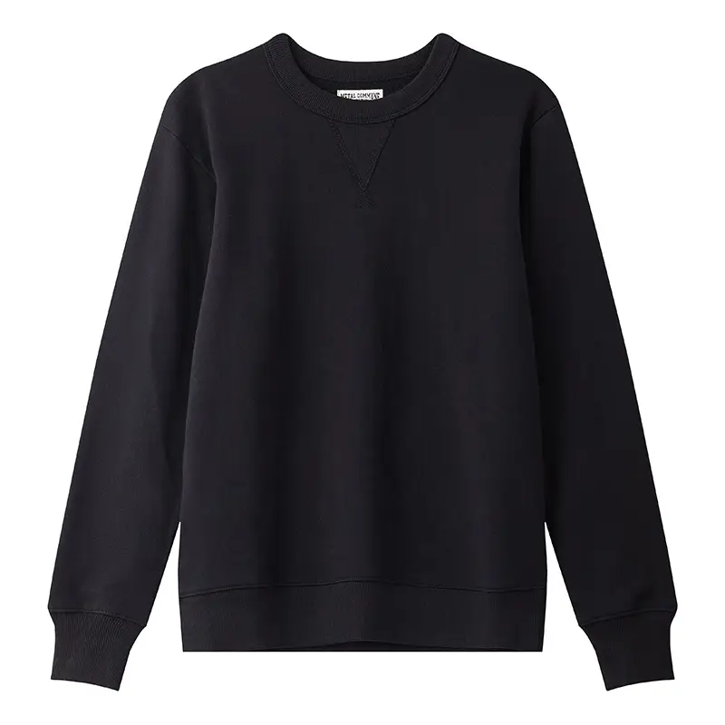 Navy 360g Heavyweight Hooded Sweatshirt Long Sleeve