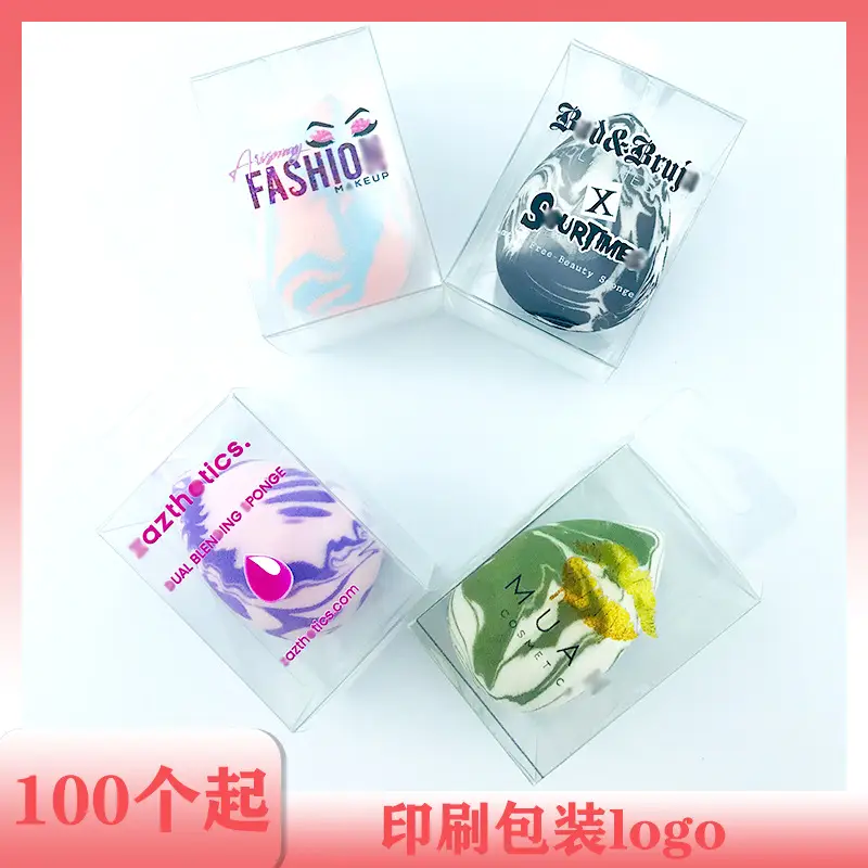 Factory Clearance Beauty Makeup Egg LOGO Sponges 100 Pcs - Image 36