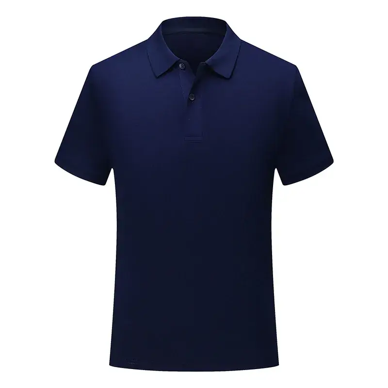 Men Light Blue Polo Shirt 2020 With Logo Print - Image 10