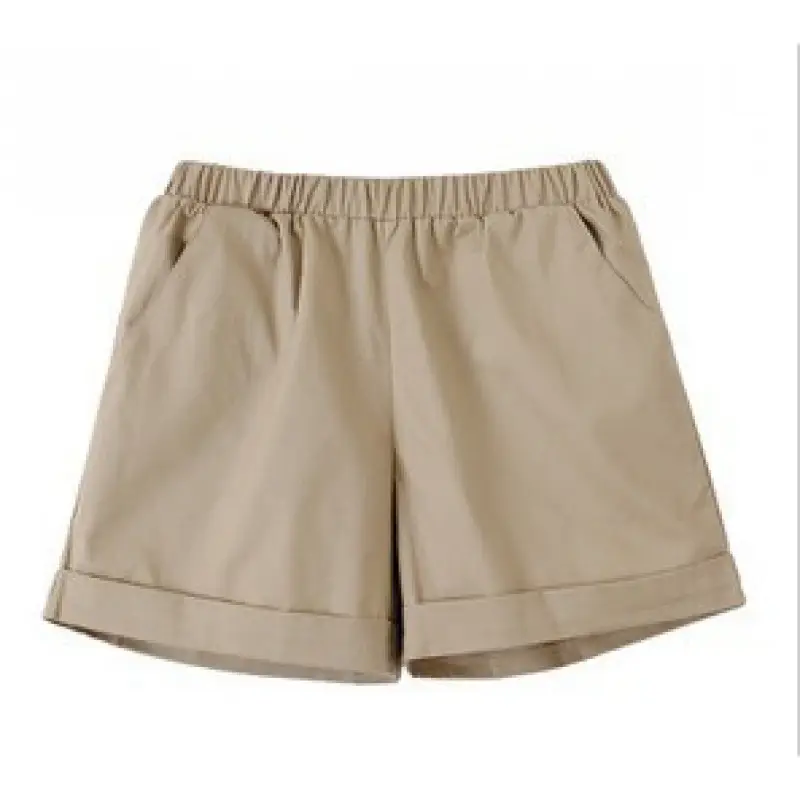 Women Cotton Slim Fit Shorts Candy Color Summer - Image 2