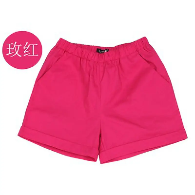 Women Cotton Slim Fit Shorts Candy Color Summer - Image 5