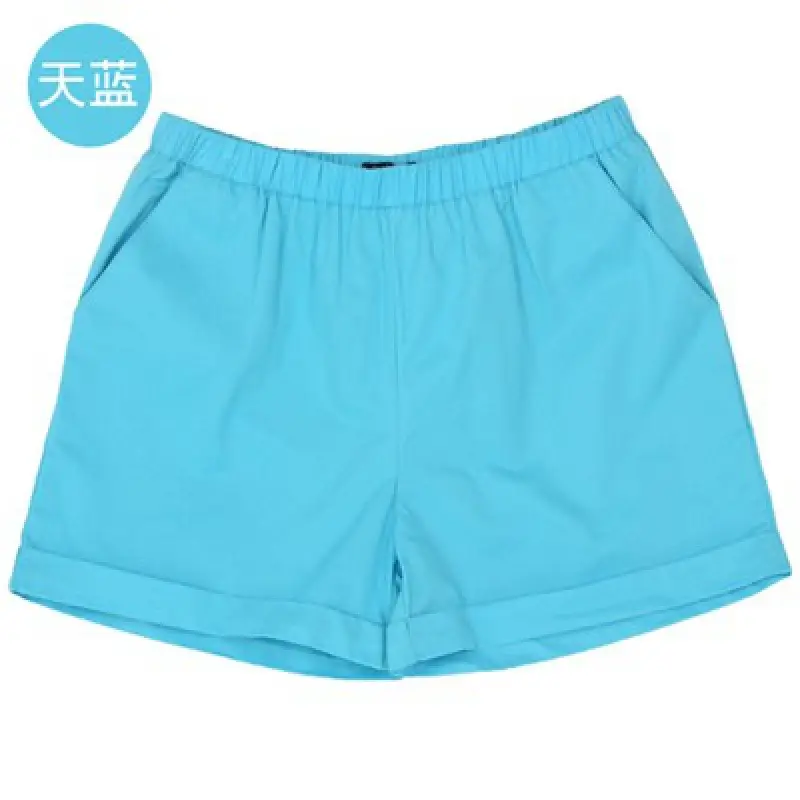 Women Cotton Slim Fit Shorts Candy Color Summer - Image 8