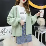 Women's Loose Knitted Cardigan Sweater Beige 2025 — feature 13