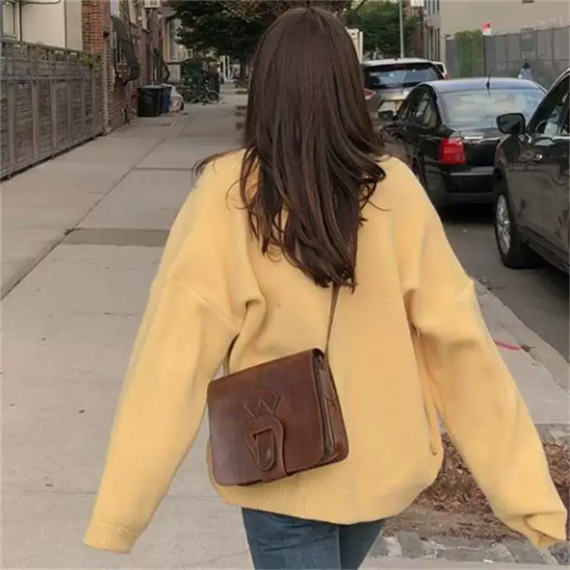 Women's Loose Knitted Cardigan Sweater Beige 2025 — feature 28