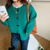 Women's Loose Knitted Cardigan Sweater Beige 2025 — feature 9