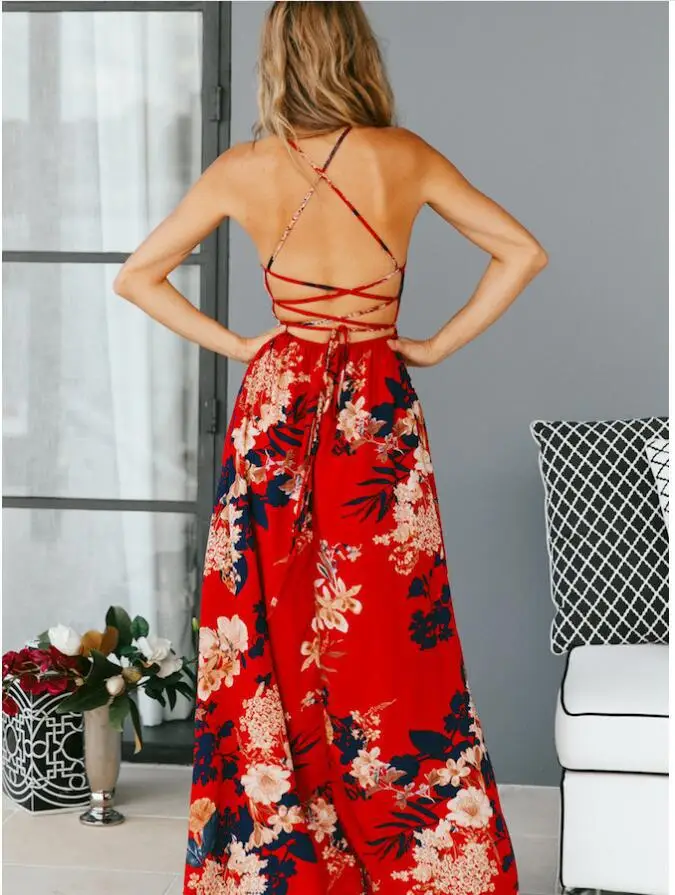 Black Floral Swing Dress Large Export Women — feature 12