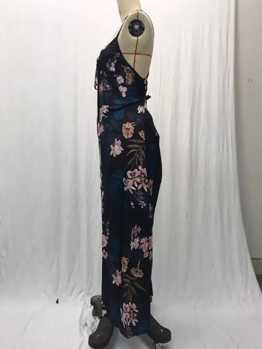 Black Floral Swing Dress Large Export Women — feature 20