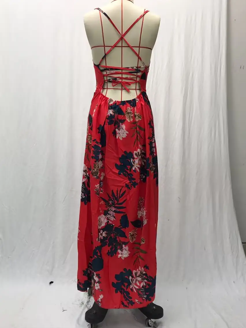 Black Floral Swing Dress Large Export Women — feature 30