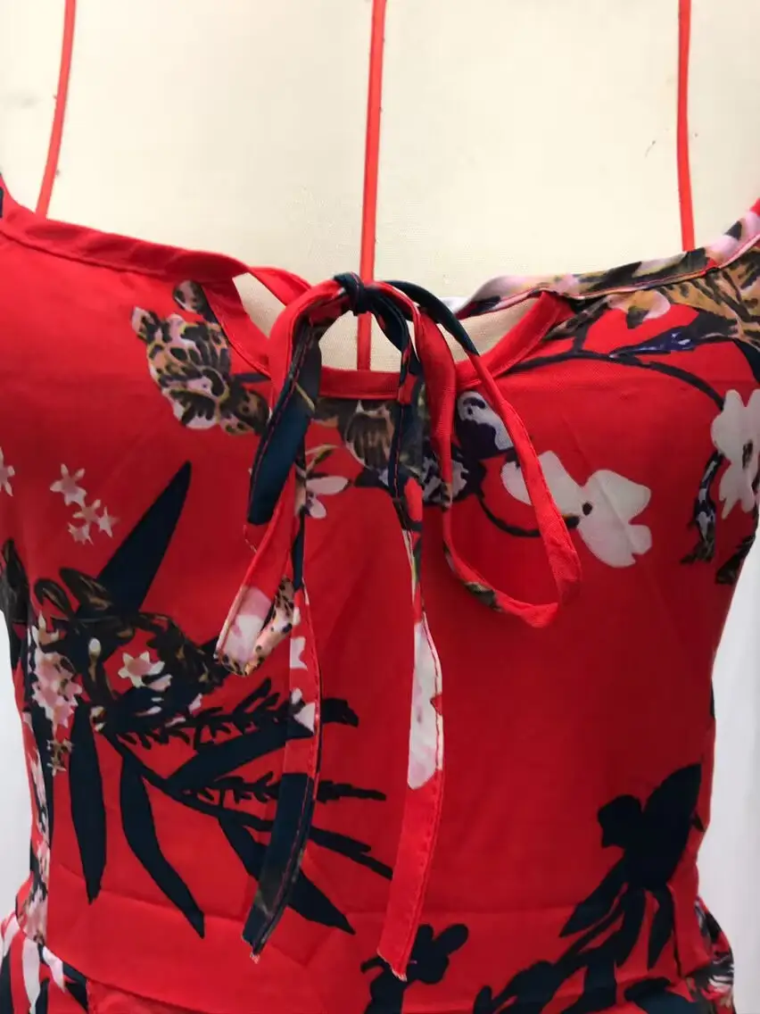 Black Floral Swing Dress Large Export Women — feature 35