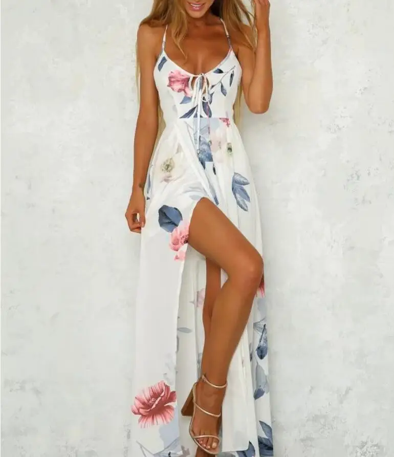 Black Floral Swing Dress Large Export Women — feature 6