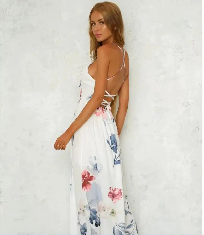 Black Floral Swing Dress Large Export Women — feature 8