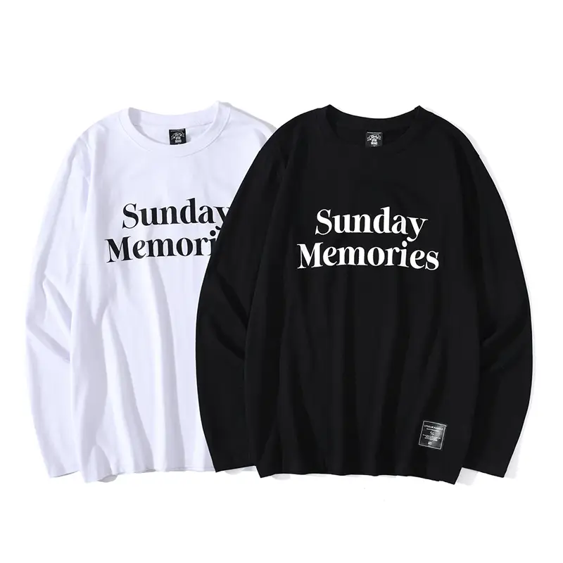 Men's Black Sunday Memories Sweatshirt Round Neck - Image 3