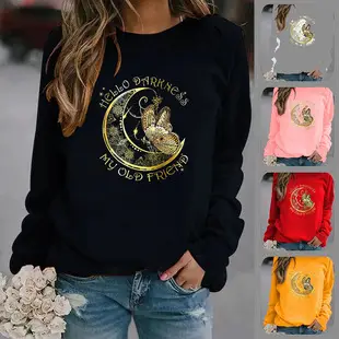 Women Red Feather Print Crew Neck Vests 2024 — feature 8