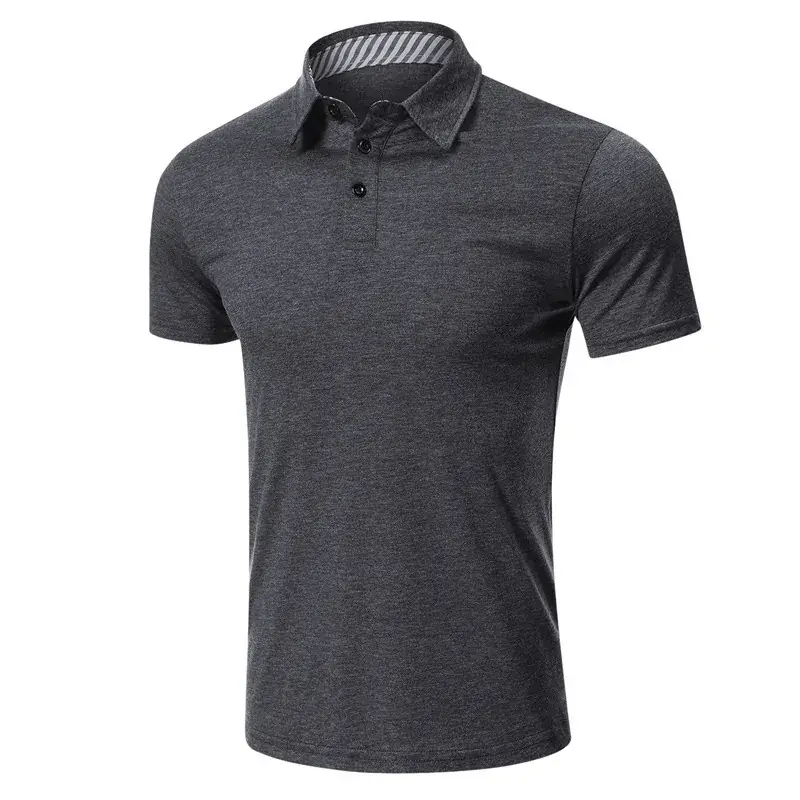 Men's Black Short Sleeve Polo Shirt 2020 - Image 6