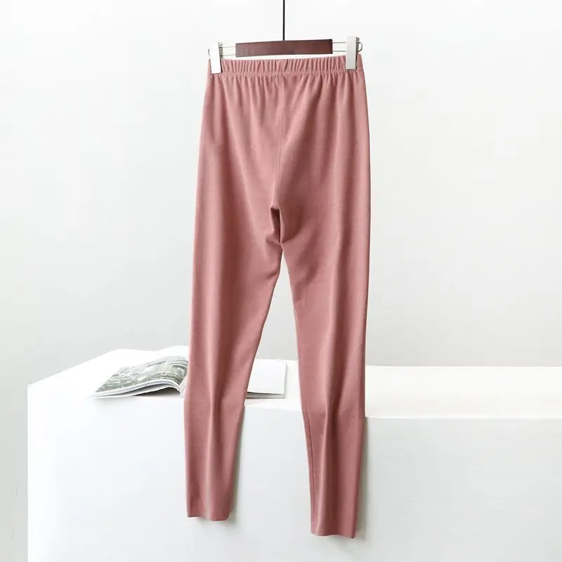 Women's 2026 Thermal Leggings Brown Slimming Layering Pants - Image 6