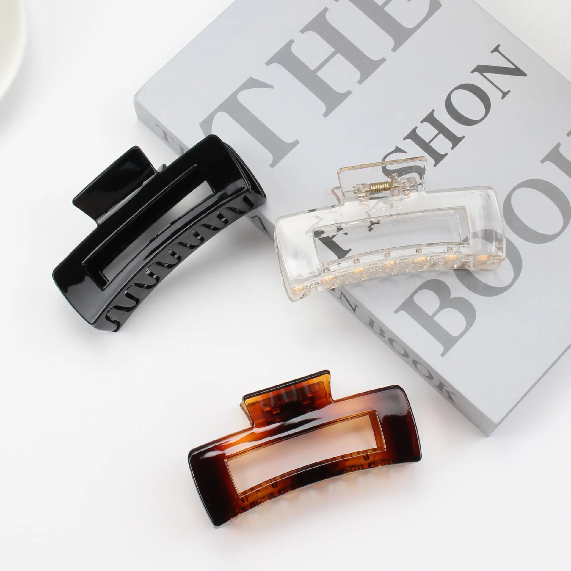 10.5cm Square Korean Hairpin Clip Grabber - Image 16