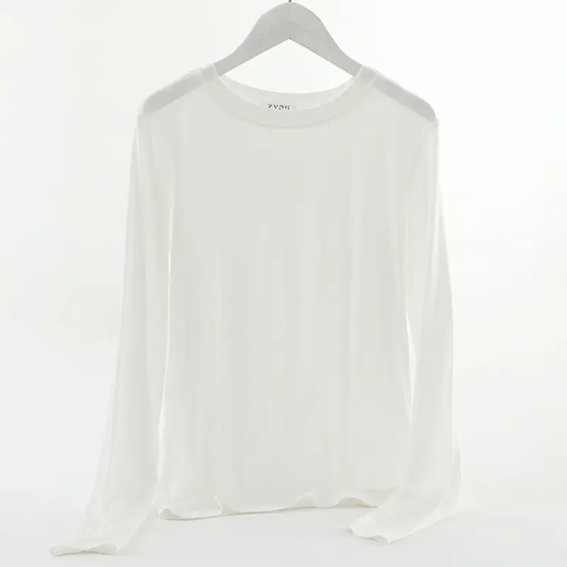Women's Long Sleeve Black T-Shirt Large Size - Image 2