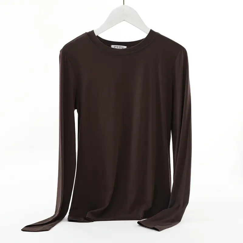 Women's Long Sleeve Black T-Shirt Large Size - Image 4